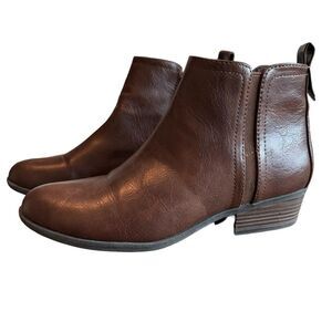 Michael By Michael Shannon Bootie Boots Sz 8 Brown​